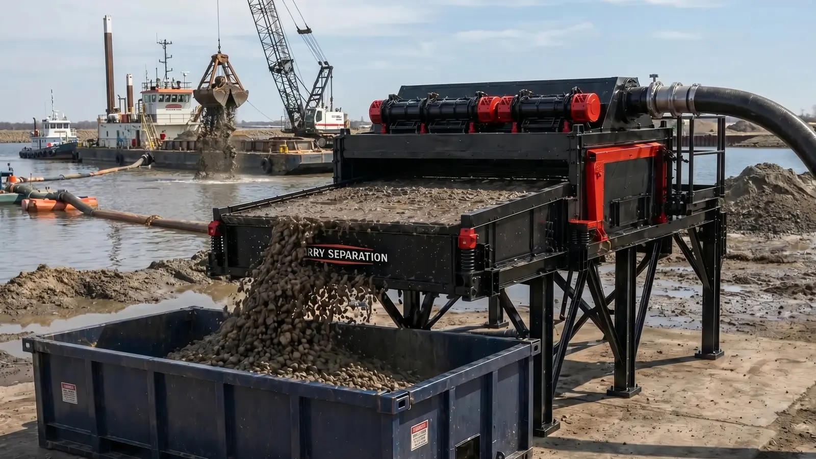 Slurry Panel 4D Shaker Screens for Dredging Slurry | Multi-Layer Screen Panels